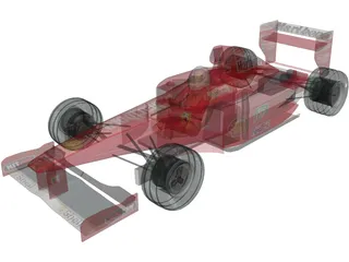 Ferrari F1 3D Model preview