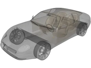 Maserati 3200GT 3D Model preview