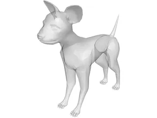 Chihuahua 3D Model preview