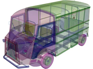 Citroen Le Type H 3D Model preview