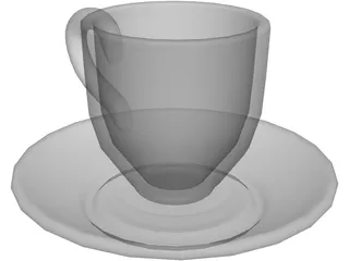 Cup Coffee 3D Model preview