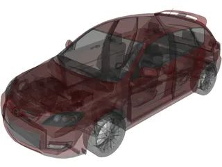 Mazda 3 3D Model preview