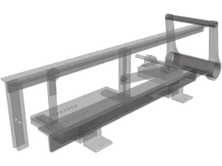 Power Hacksaw 3D Model preview