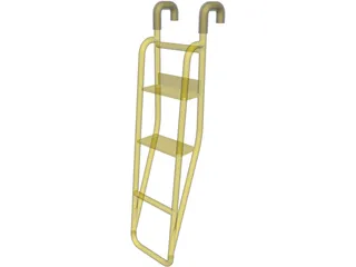 Crew Ladder F-5e 3D Model preview