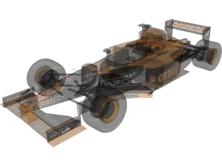 F1 Arrows 2001 3D Model preview