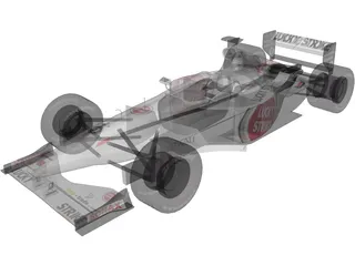 F1 Bar Honda 2001 3D Model preview
