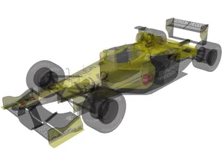 F1 Jordan 2001 3D Model preview