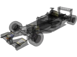 F1 Minardi 2001 3D Model preview