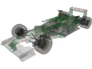 F1 Jaguar 3D Model preview
