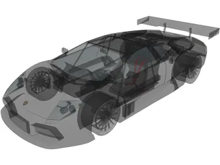 Lamborghini Murcielago R GT 3D Model preview