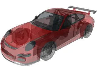 Porsche 911 GT3 RS 3D Model preview