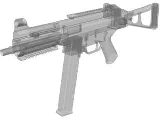 Heckler&Koch UMP 3D Model preview