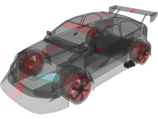 Opel [Tuned] 3D Model preview