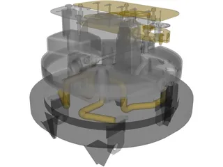 Kilowatt-Hour Meter 3D Model preview