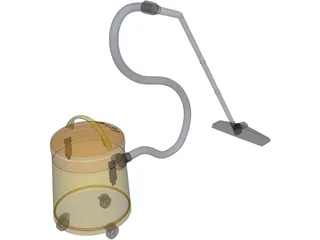 Vacuum Cleaner 3D Model preview