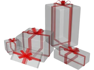 Gifts 3D Model preview