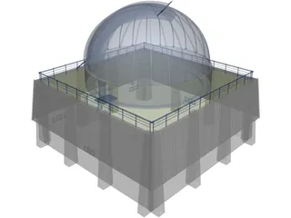 Observatory 3D Model preview