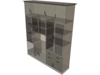 Cabinet 3D Model preview