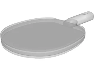 Ping Pong Paddle 3D Model preview