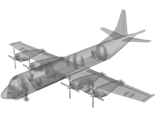 Lockheed P-3K Orion (RNZAF) 3D Model preview