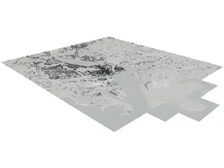 Boston City 3D Model preview