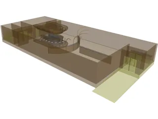 Bar Interior 3D Model preview
