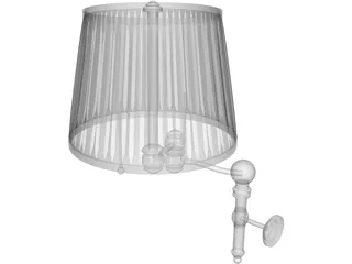 Classic Wall Lamp 3D Model preview