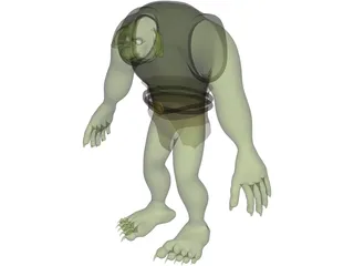 Ogro Chistoso Male 3D Model preview