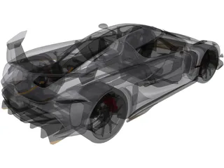 Koenigsegg Jesko (2021) 3D Model preview