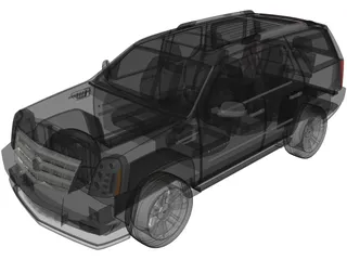 Cadillac Escalade Platinum (2012) 3D Model preview