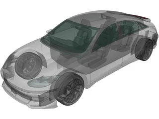 Hyundai IONIQ 6 3D Model preview