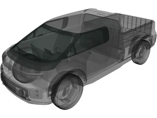 Neuron-EV T-One Concept (2019) 3D Model preview