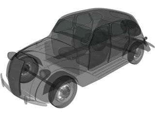 Toyota AA (1940) 3D Model preview