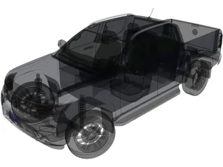Volkswagen Amarok (2024) 3D Model preview