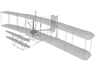 Wright Flyer 3D Model preview