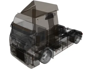 Volvo FM 4x2 (2010) 3D Model preview