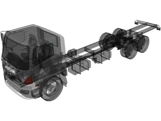Hino 500 (2016) 3D Model preview