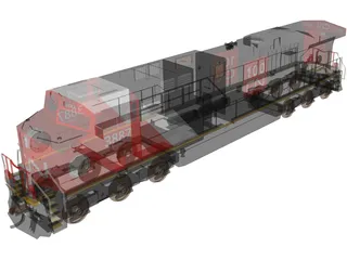 ES44AC CN GEVO 3D Model preview
