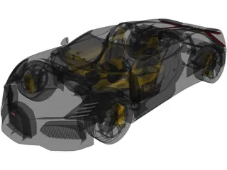 Bugatti W16 Mistral (2024) 3D Model preview