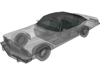 Buick Lesabre Convertible (1975) 3D Model preview