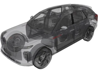 Hongqi E-HS9 (2020) 3D Model preview