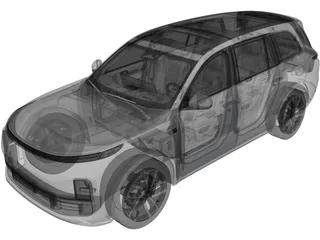 LiXiang L9 3D Model preview