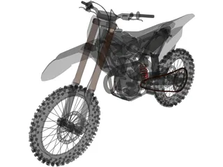 Honda CRF450 3D Model preview