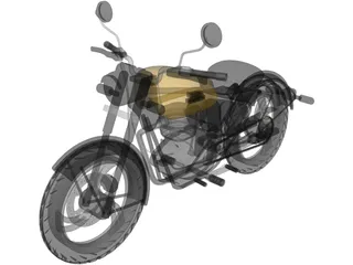 Royal Enfield Classic 350 3D Model preview