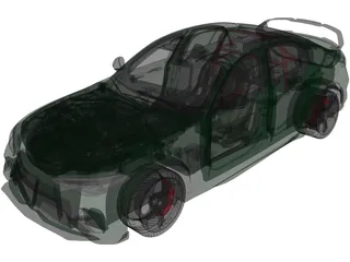 Alfa Romeo Giulia GTA (2021) 3D Model preview