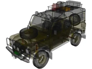 Land Rover Expedition (2012) 3D Model preview
