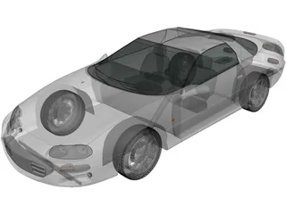 Chevrolet Camaro Coupe (2000) 3D Model preview