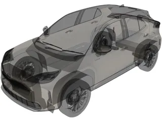 Toyota Yaris (2020) 3D Model preview