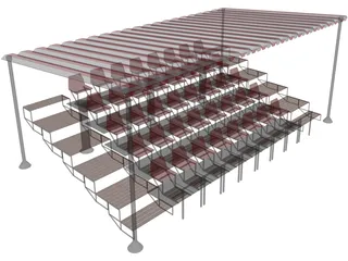 Tribune 3D Model preview