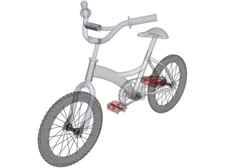 BMX Bike 3D Model preview